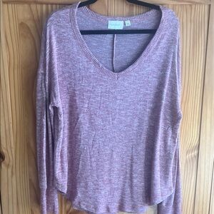 Mia & Tess Mauve Long Sleeve Top